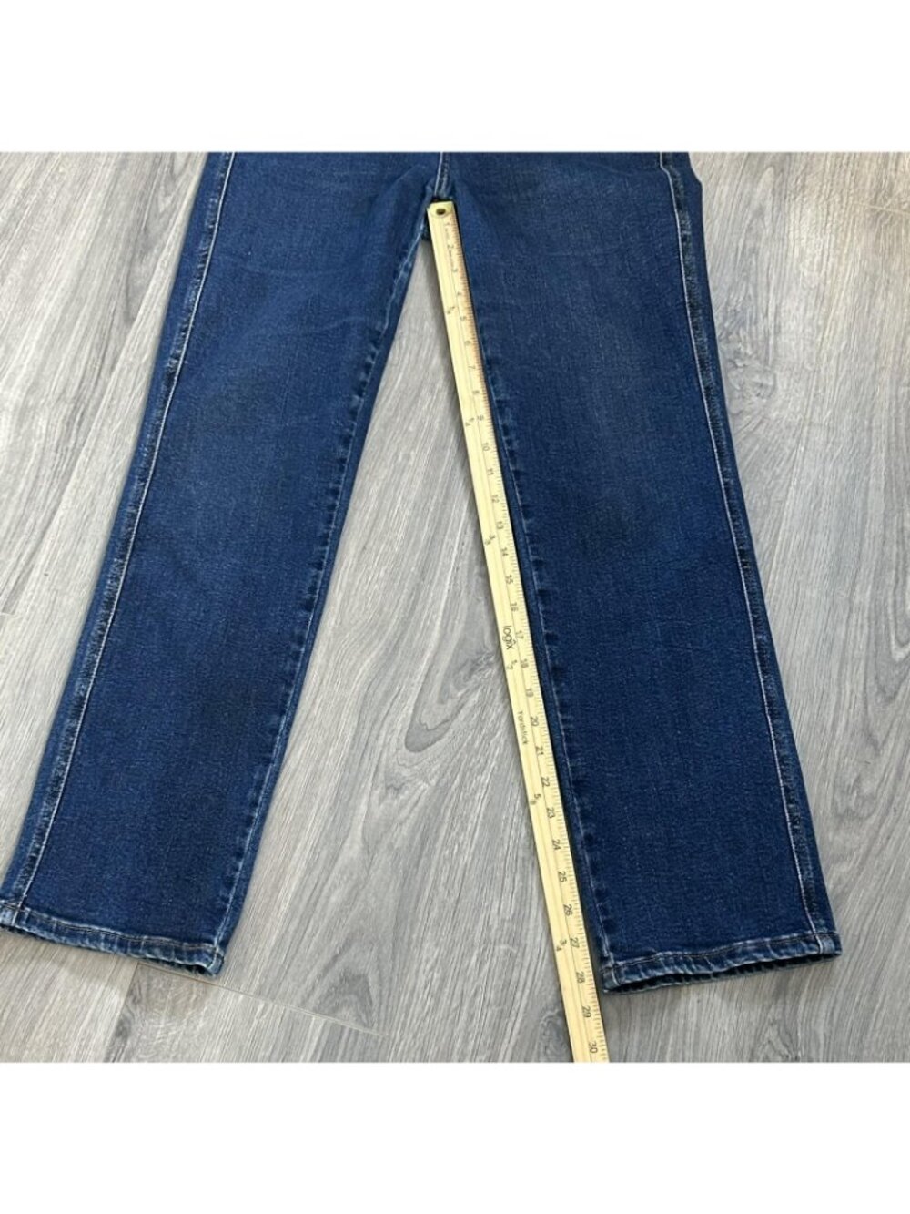 Judy Blue Straight Jeans Womens 9/29 Dark Wash Tummy Control Stretch Denim 88575 - Picture 12 of 13